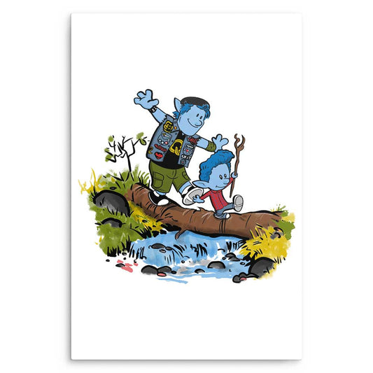 Brothers Adventures - Metal Print