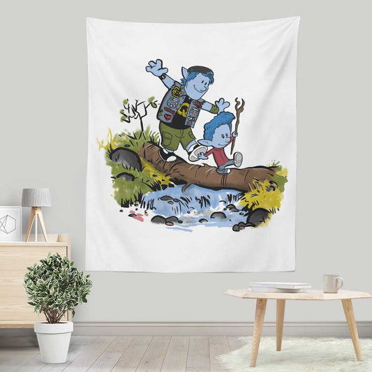 Brothers Adventures - Wall Tapestry