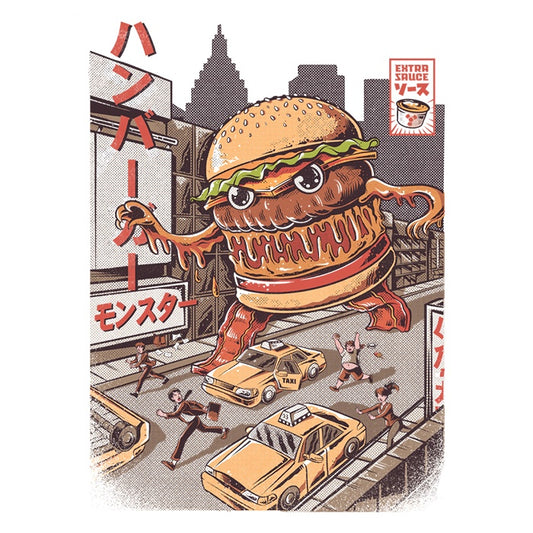 Burgerzilla - Fleece Blanket