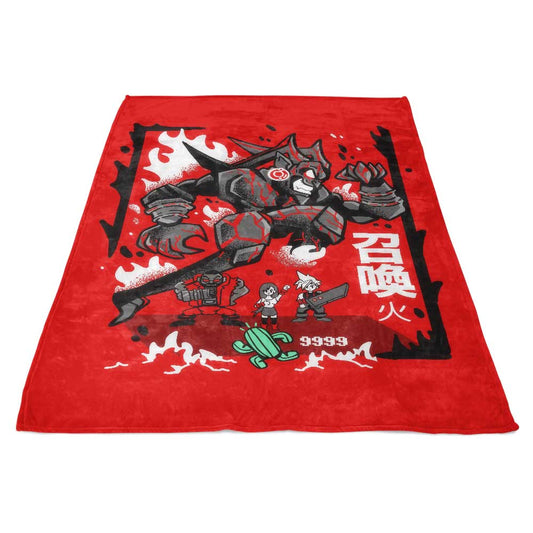 Burning Summoning - Fleece Blanket