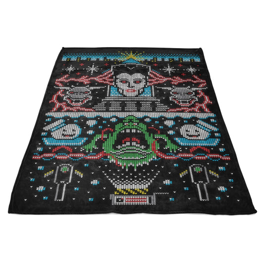 Bustin X-Mas Sweater - Fleece Blanket