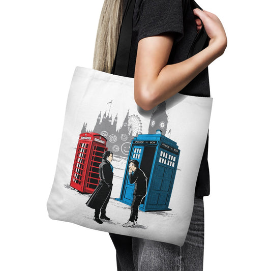 Cabins Collide - Tote Bag