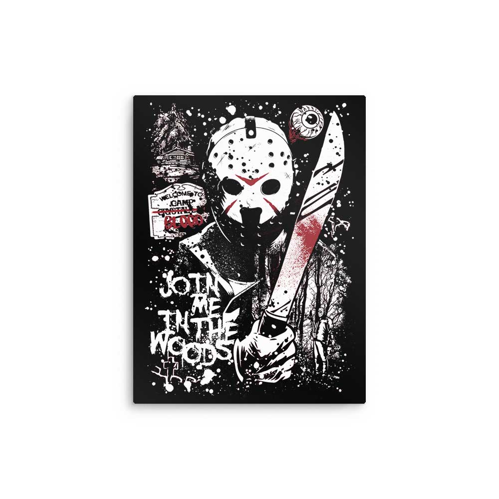 Camp Blood - Metal Print