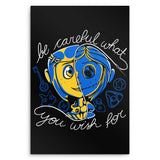 Careful Wish - Metal Print