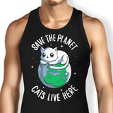 Cats Live Here - Tank Top