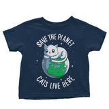 Cats Live Here - Youth Apparel