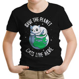 Cats Live Here - Youth Apparel