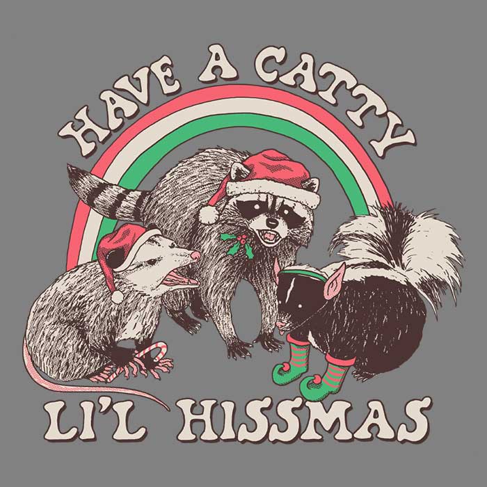 Catty Li'l Hissmas - Fleece Blanket