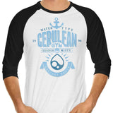 Cerulean City Gym - 3/4 Sleeve Raglan T-Shirt