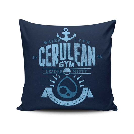 Cerulean City Gym - Throw Pillow