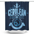 Cerulean City Gym - Shower Curtain