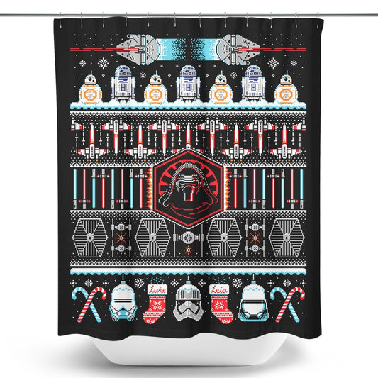 Christmas Awakens - Shower Curtain