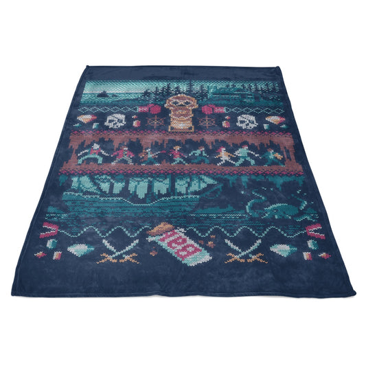 Christmas in the Goondocks - Fleece Blanket