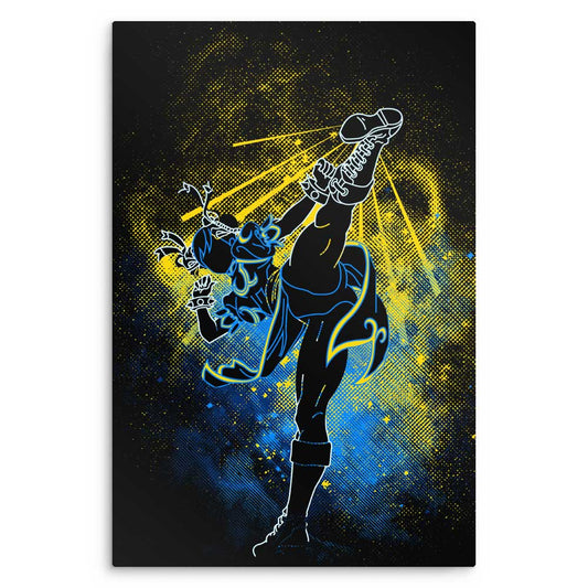 Chun Li Art - Metal Print