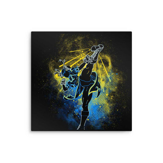 Chun Li Art - Metal Print