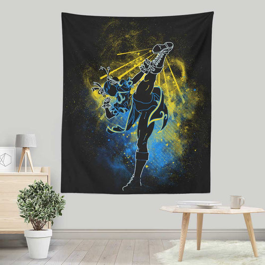 Chun Li Art - Wall Tapestry