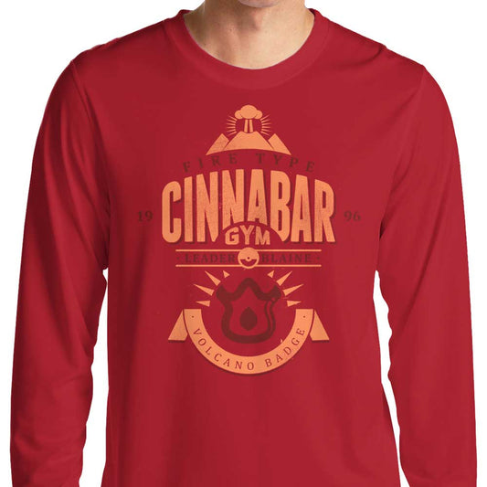 Cinnabar Island Gym - Long Sleeve T-Shirt