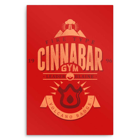 Cinnabar Island Gym - Metal Print