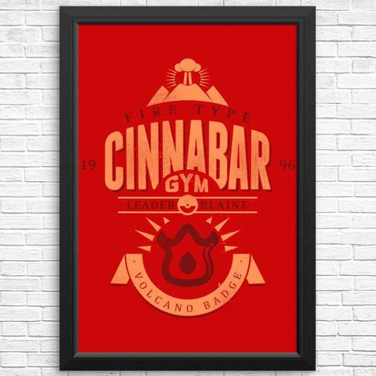 Cinnabar Island Gym - Posters & Prints