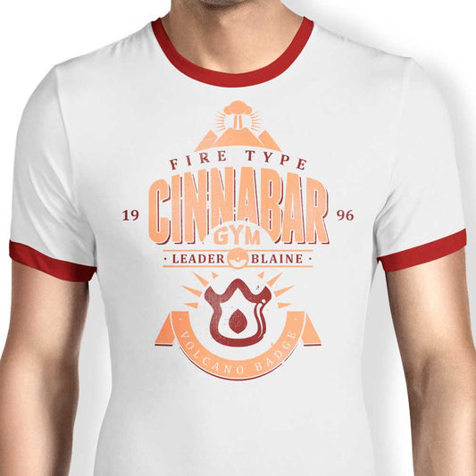 Cinnabar Island Gym - Ringer T-Shirt