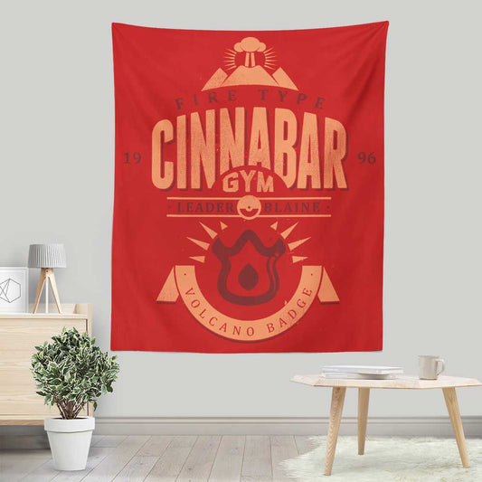 Cinnabar Island Gym - Wall Tapestry