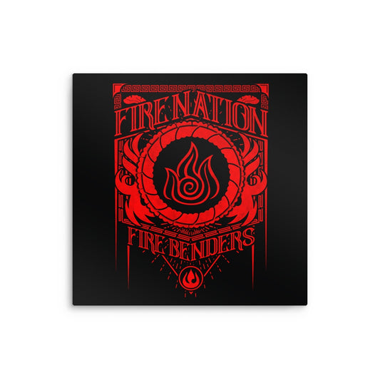 Classic Fire - Metal Print