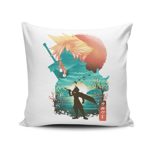 Cloud Ukiyo-e - Throw Pillow