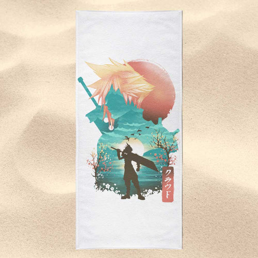 Cloud Ukiyo-e - Towel