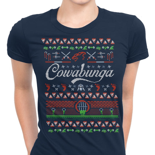 Cowabunga Christmas - Women's Apparel