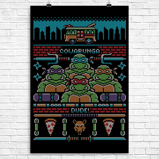 Cowabunga Dude - Poster