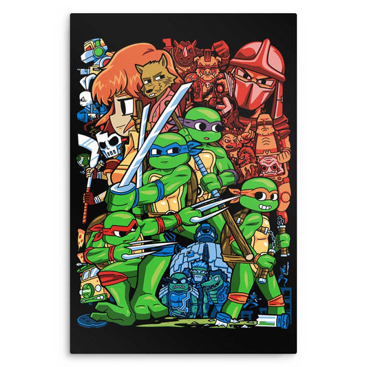 Cowabunga Pilgrim - Metal Print