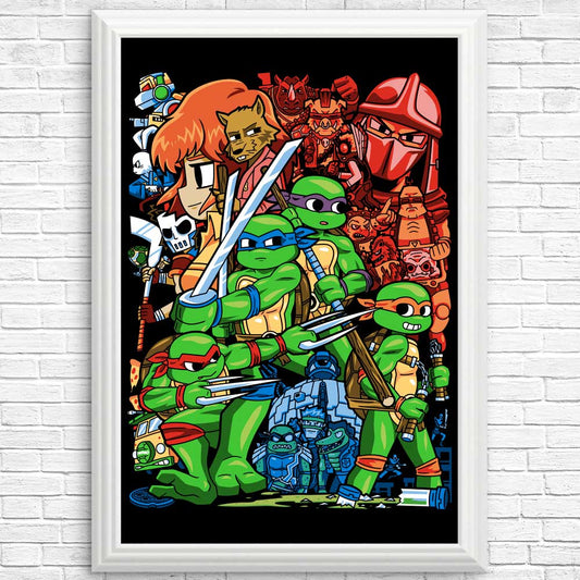 Cowabunga Pilgrim - Posters & Prints