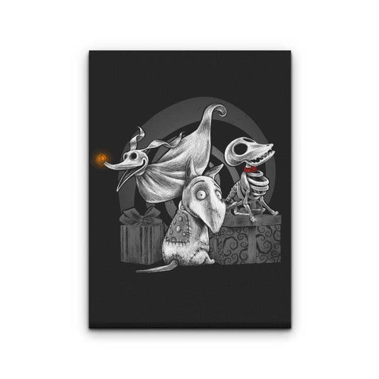 Creepy Dogs - Canvas Print