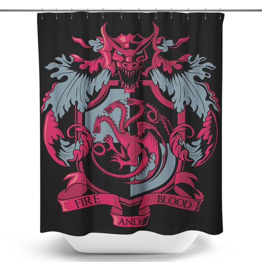 Crest of the Dragon - Shower Curtain