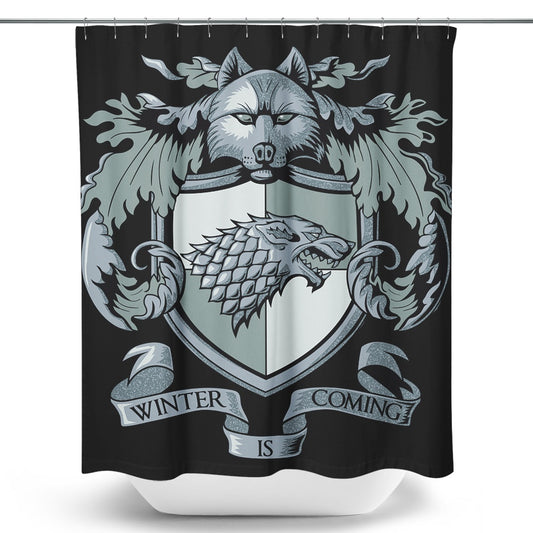 Crest of the Wolf - Shower Curtain