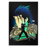 Crisis Silhouette - Metal Print