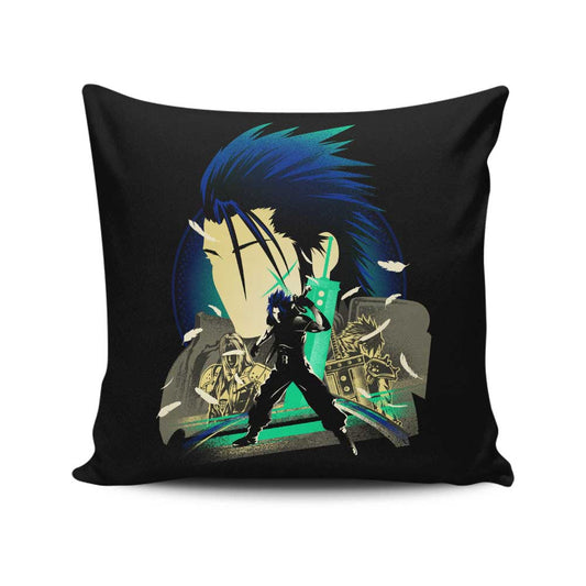 Crisis Silhouette - Throw Pillow