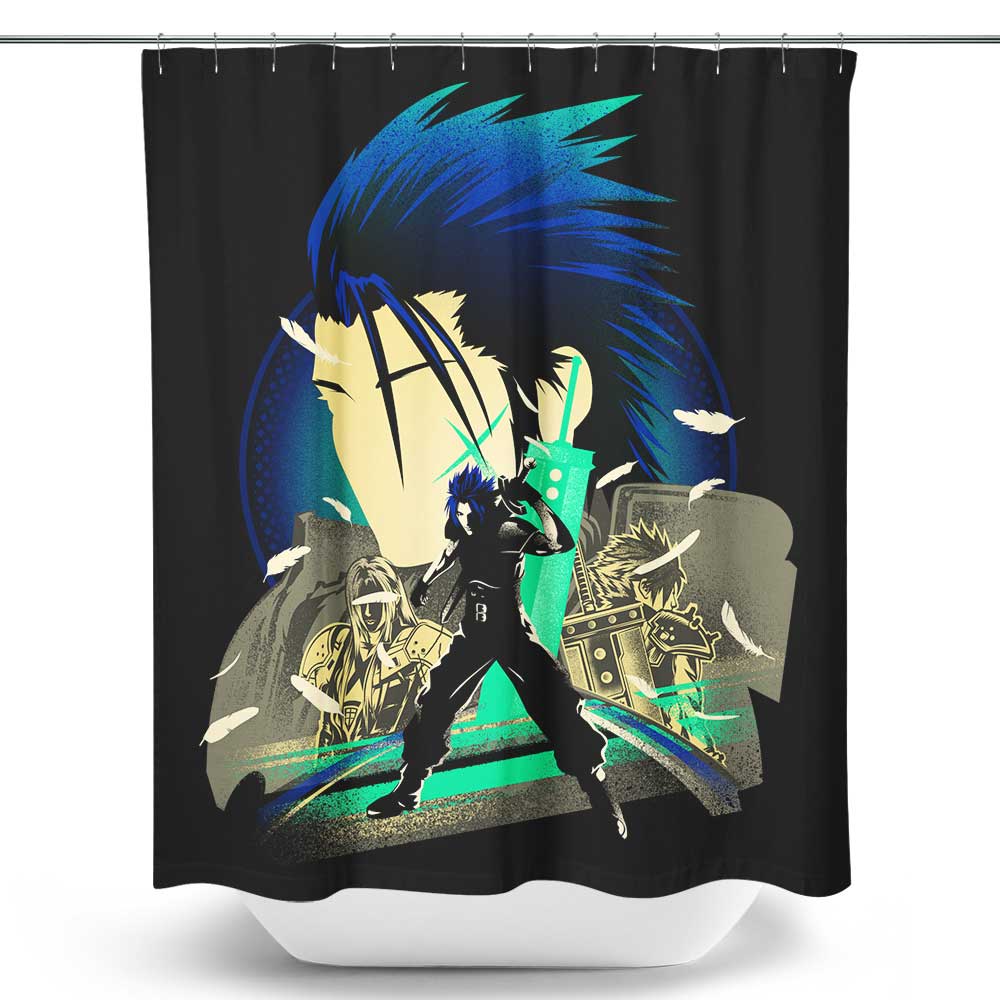 Crisis Silhouette - Shower Curtain