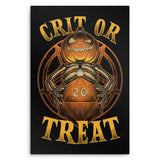 Crit or Treat - Metal Print