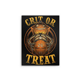 Crit or Treat - Metal Print