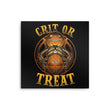 Crit or Treat - Metal Print