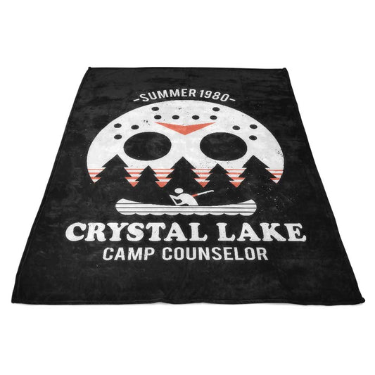 Crystal Lake Camp Counselor - Fleece Blanket