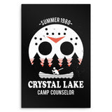 Crystal Lake Camp Counselor - Metal Print