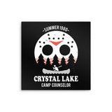 Crystal Lake Camp Counselor - Metal Print