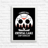 Crystal Lake Camp Counselor - Posters & Prints