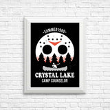 Crystal Lake Camp Counselor - Posters & Prints