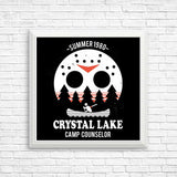 Crystal Lake Camp Counselor - Posters & Prints