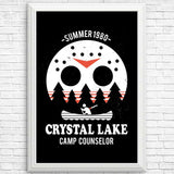 Crystal Lake Camp Counselor - Posters & Prints