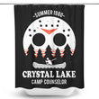 Crystal Lake Camp Counselor - Shower Curtain