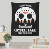 Crystal Lake Camp Counselor - Wall Tapestry